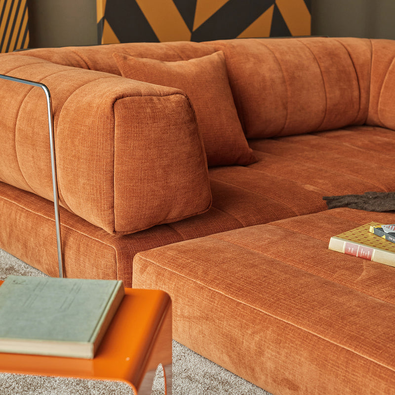 Innovation Living - Cozypad Schlafsofa, 2 L-förmige Rückenpolster