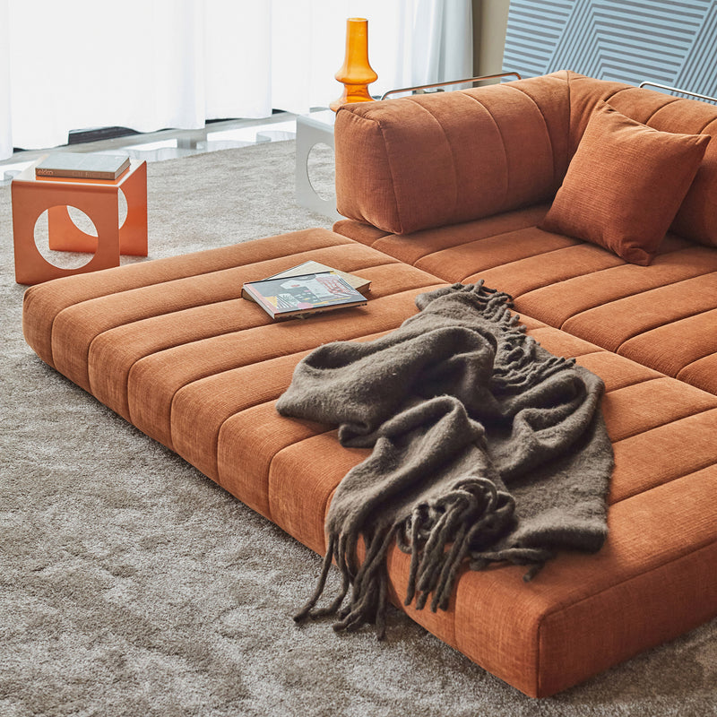Innovation Living - Cozypad Schlafsofa, 2 L-förmige Rückenpolster