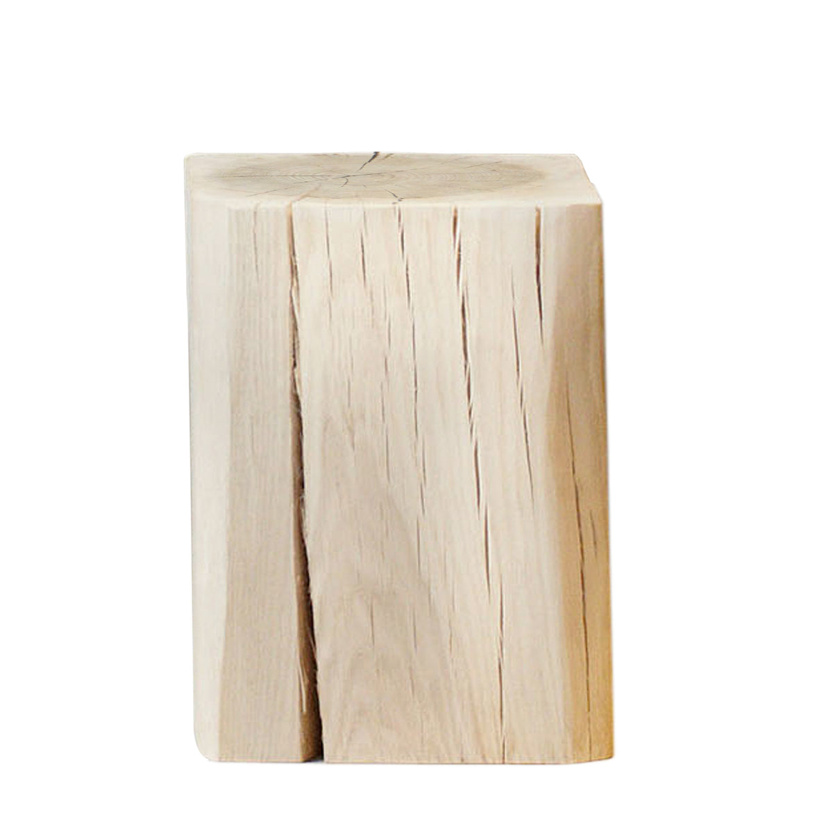 Jan Kurtz - Block Hocker eckig | Esche / H 40 cm