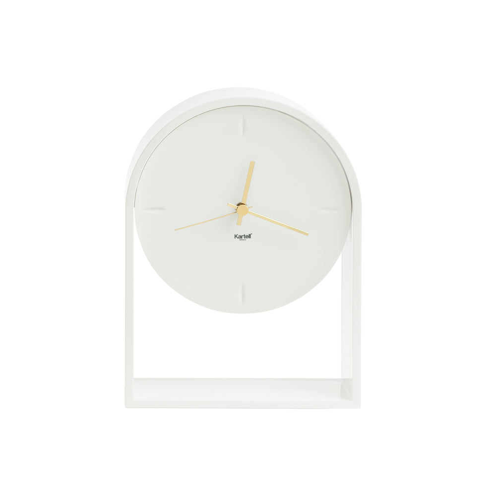 Kartell - Air du Temps Tischuhr | weiß
