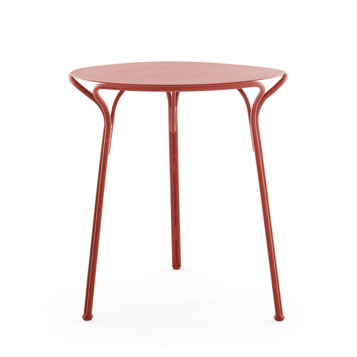Kartell - Hiray Gartentisch | Ø 60 cm / rostorange