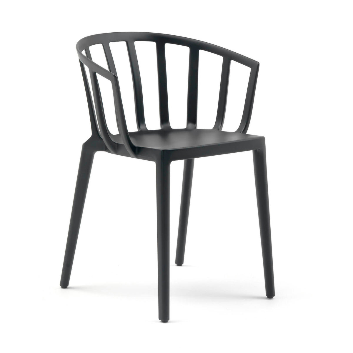 Kartell - Venice Mat Stuhl | schwarz