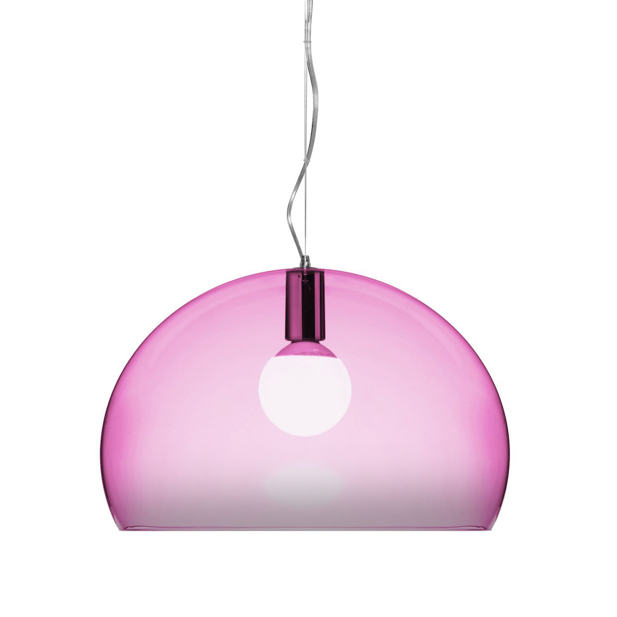 Kartell - FL/Y Pendelleuchte | kardinalsrot
