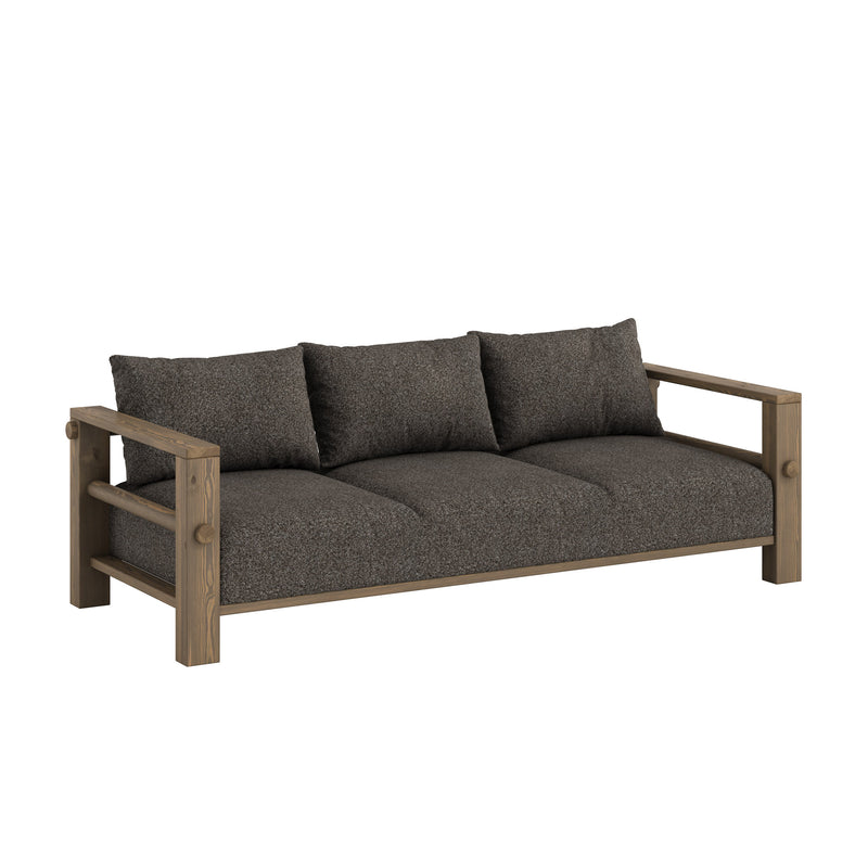 Karup - Bare Schlafsofa | mellow brown (642) / Kiefer carob braun