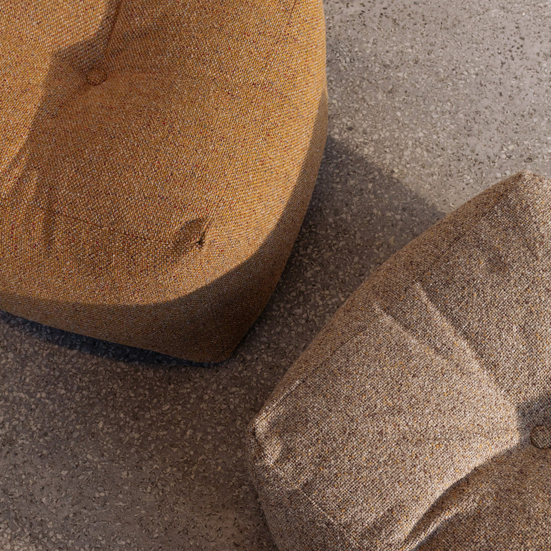 Karup - Buddy Kids Pouf | 641 Warm Sand, 643 Golden Ochre