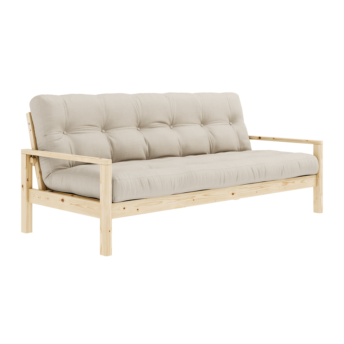 Karup Design - Knob Schlafsofa | 747 Beige / 101 clear lacquered
