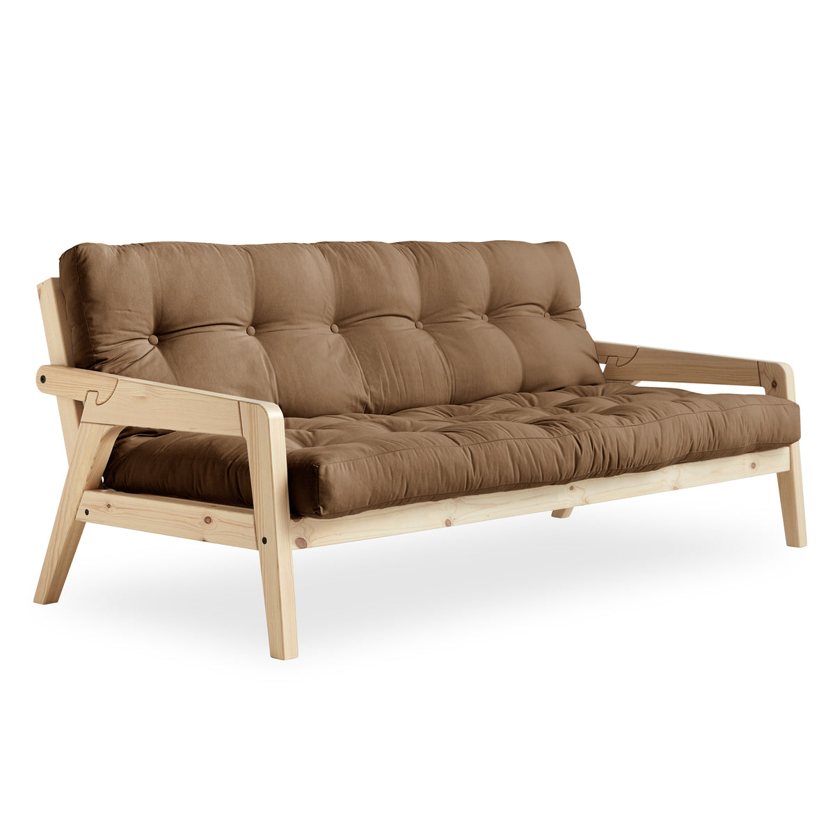 Karup - Grab Sofa | 755 Mocca / Kiefer natur