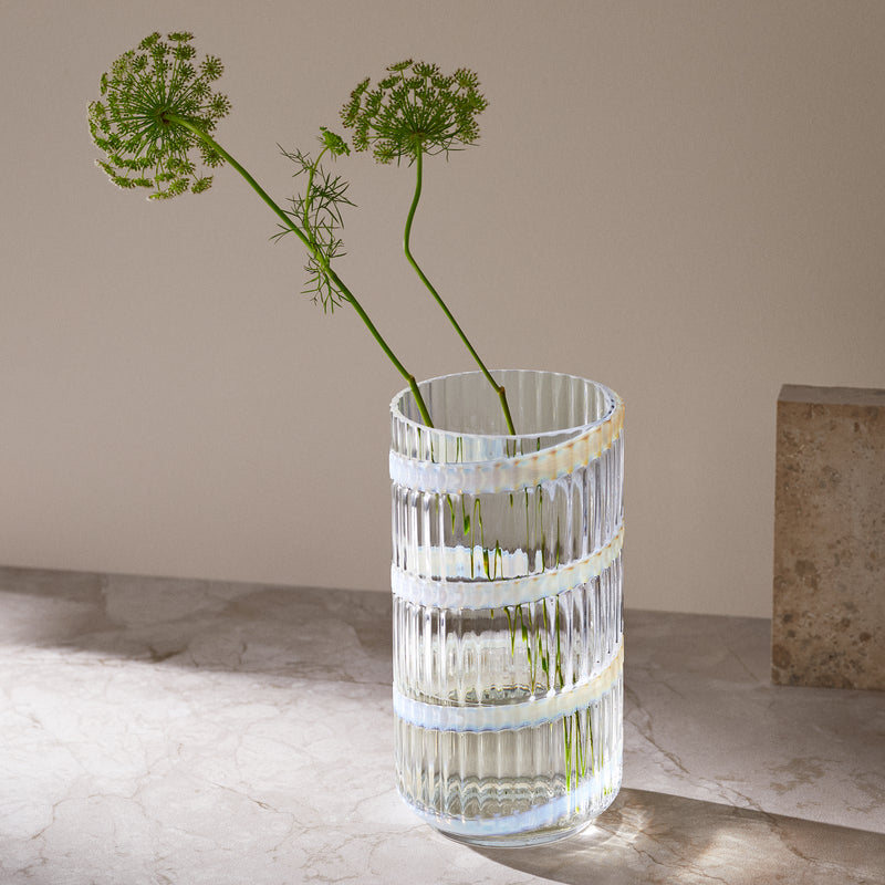 Lyngby Porcelæn - Glasvase H 25 cm