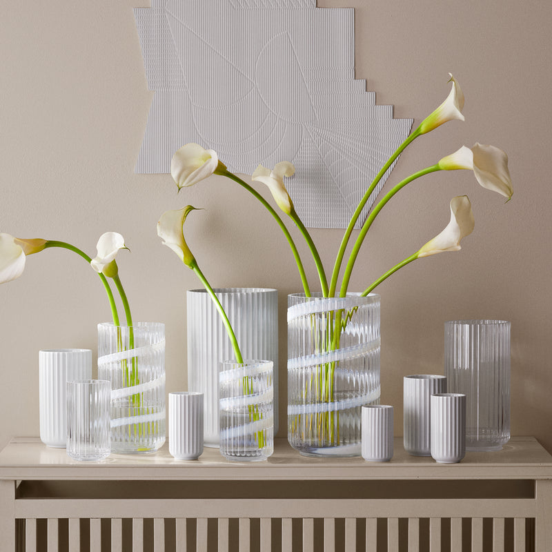Lyngby Porcelæn - Glasvase H 12,5 cm