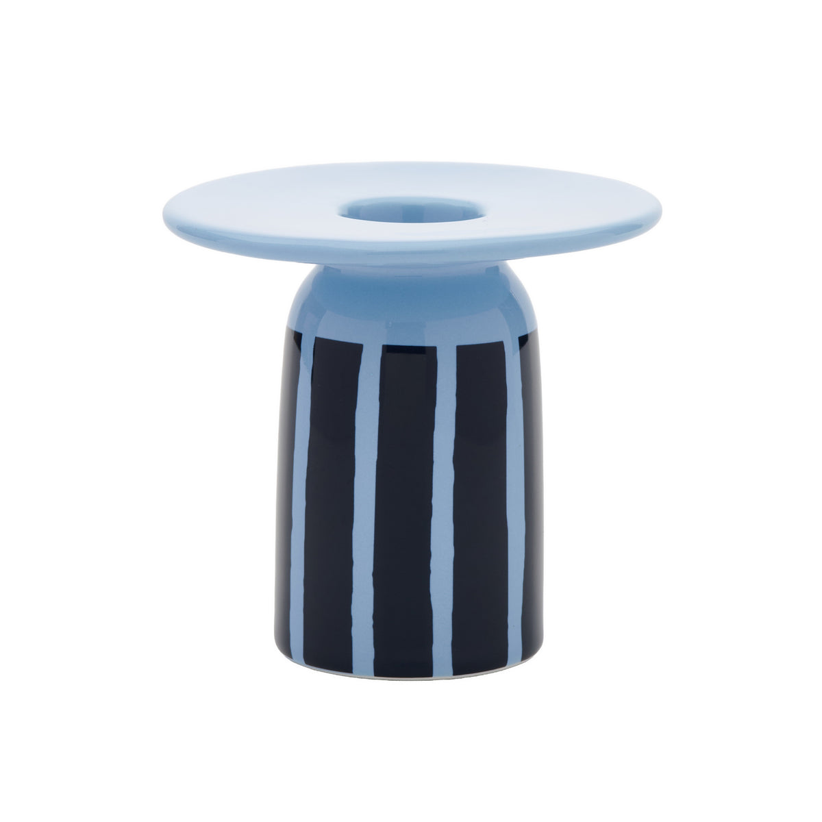 Marimekko - Piccolo Kerzenständer | hellblau / petrol