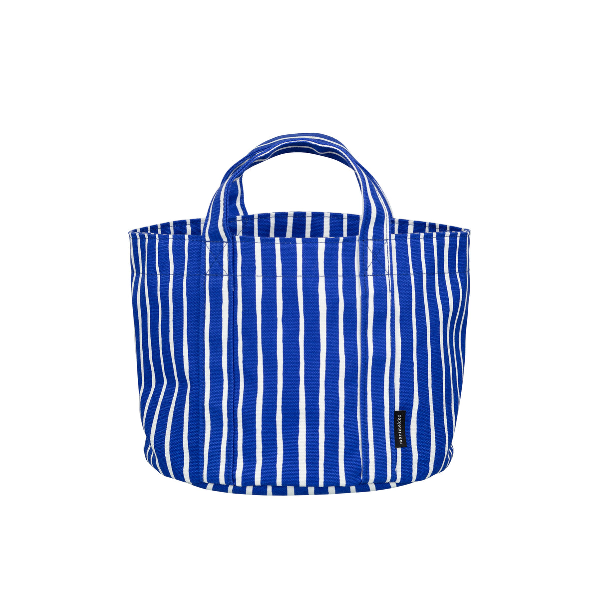 Marimekko - Piccolo Wäschekorb | 25 x 20 cm / blau/weiß