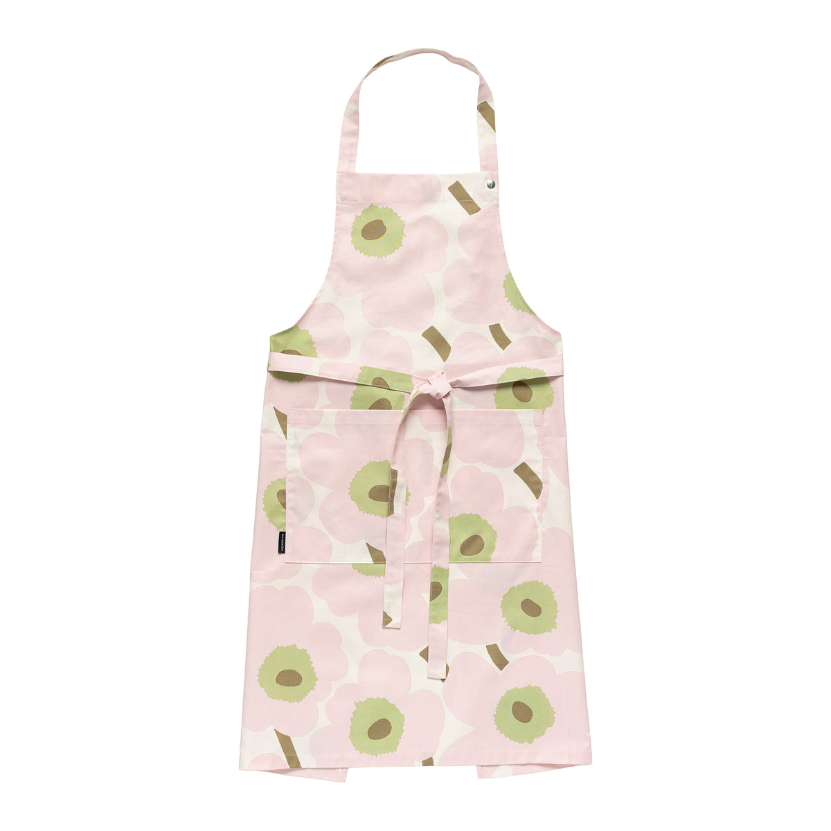Marimekko - Pieni Unikko Schürze | off white / pink / pear / sand