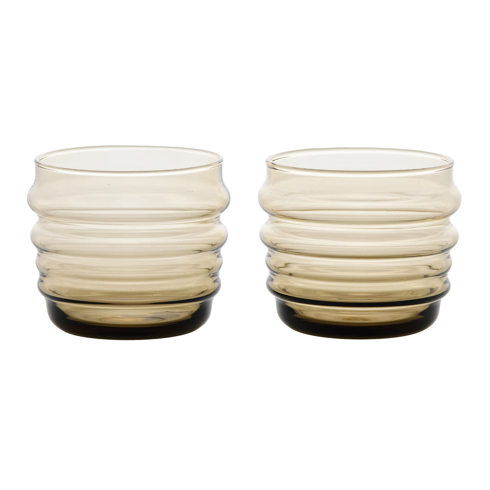Marimekko - Sukat Makkaralla Trinkglas | Wasserglas / braun