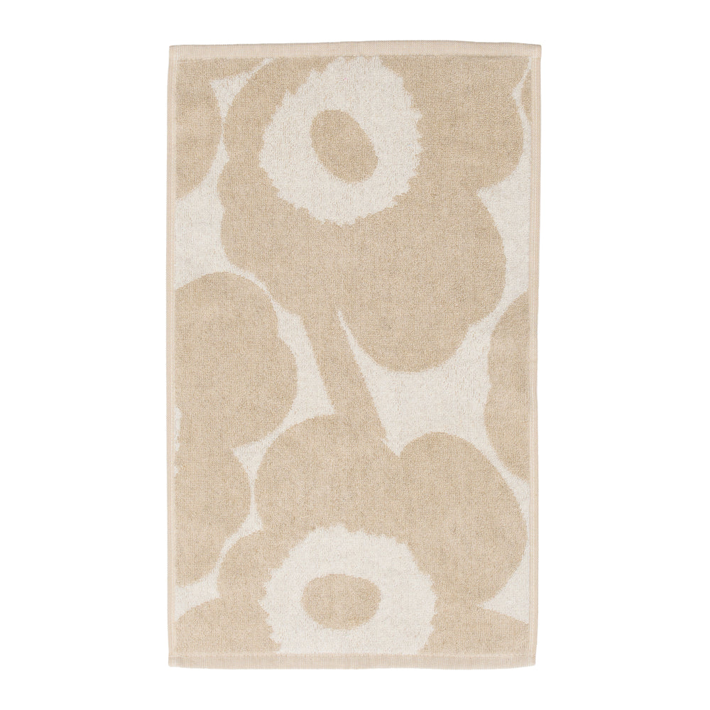 Marimekko - Unikko Gästehandtuch | off white / linen