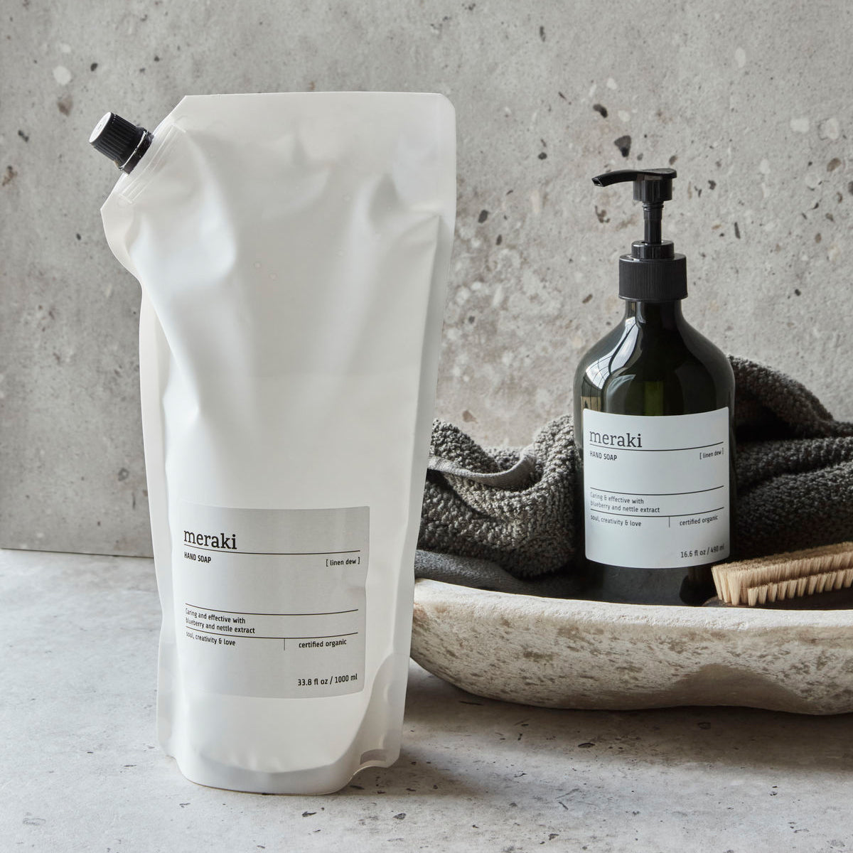Meraki - Nachfüllbeutel für Handseife | Linen dew