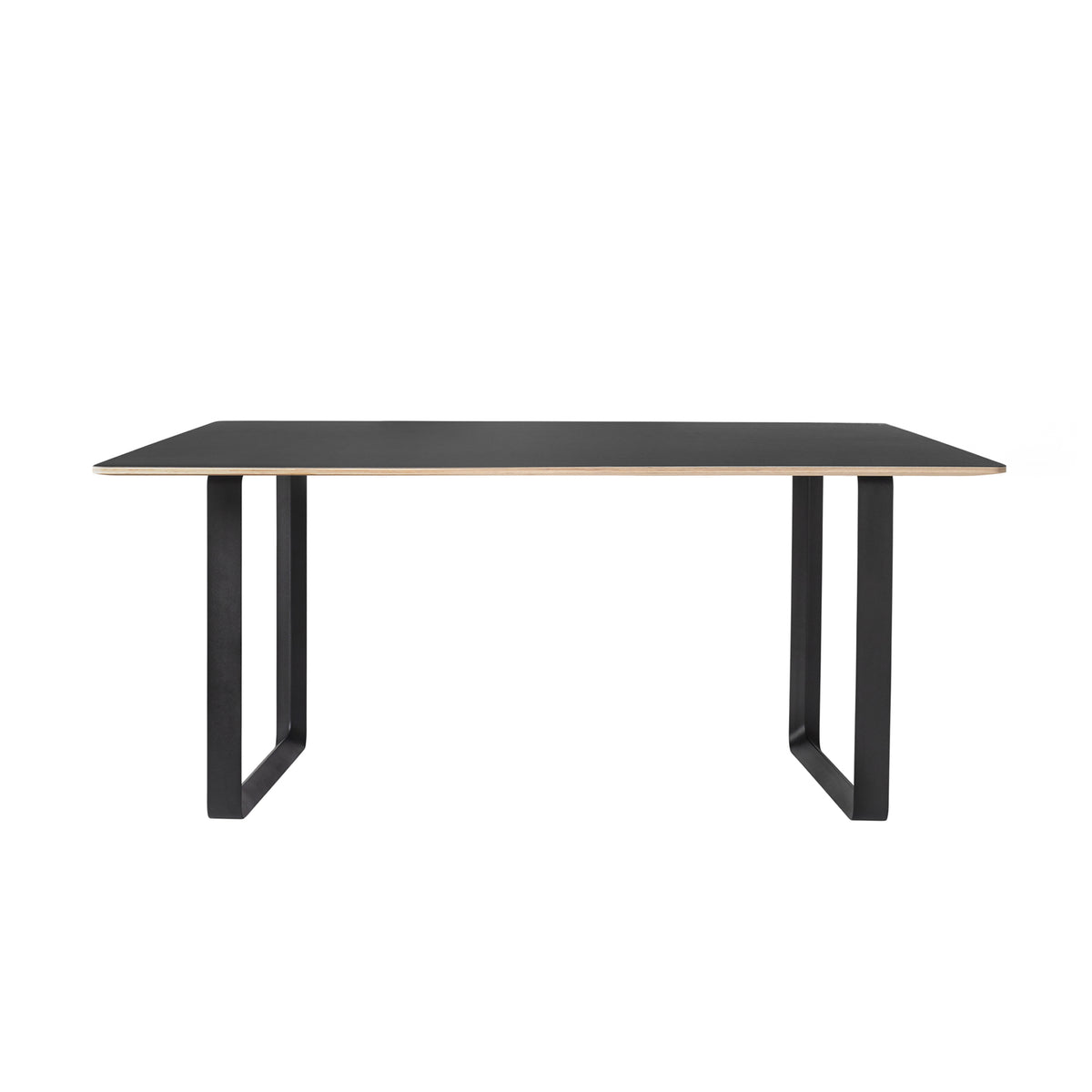 Muuto - 70/70 Esstisch 170 x 85 cm | 170 x 85 cm / schwarz (Linoleum)