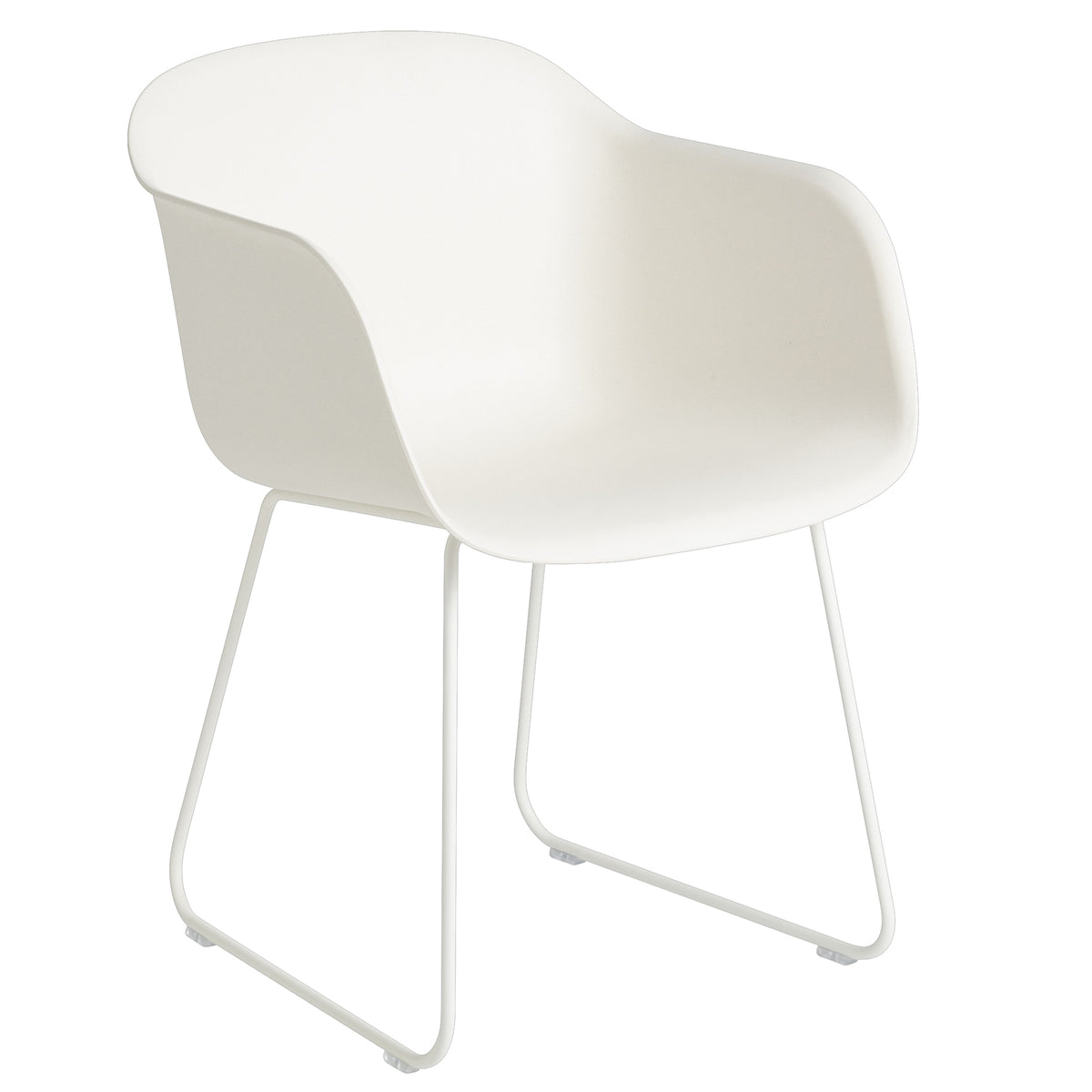 Muuto - Fiber Armchair Sled Base | weiß / weiß