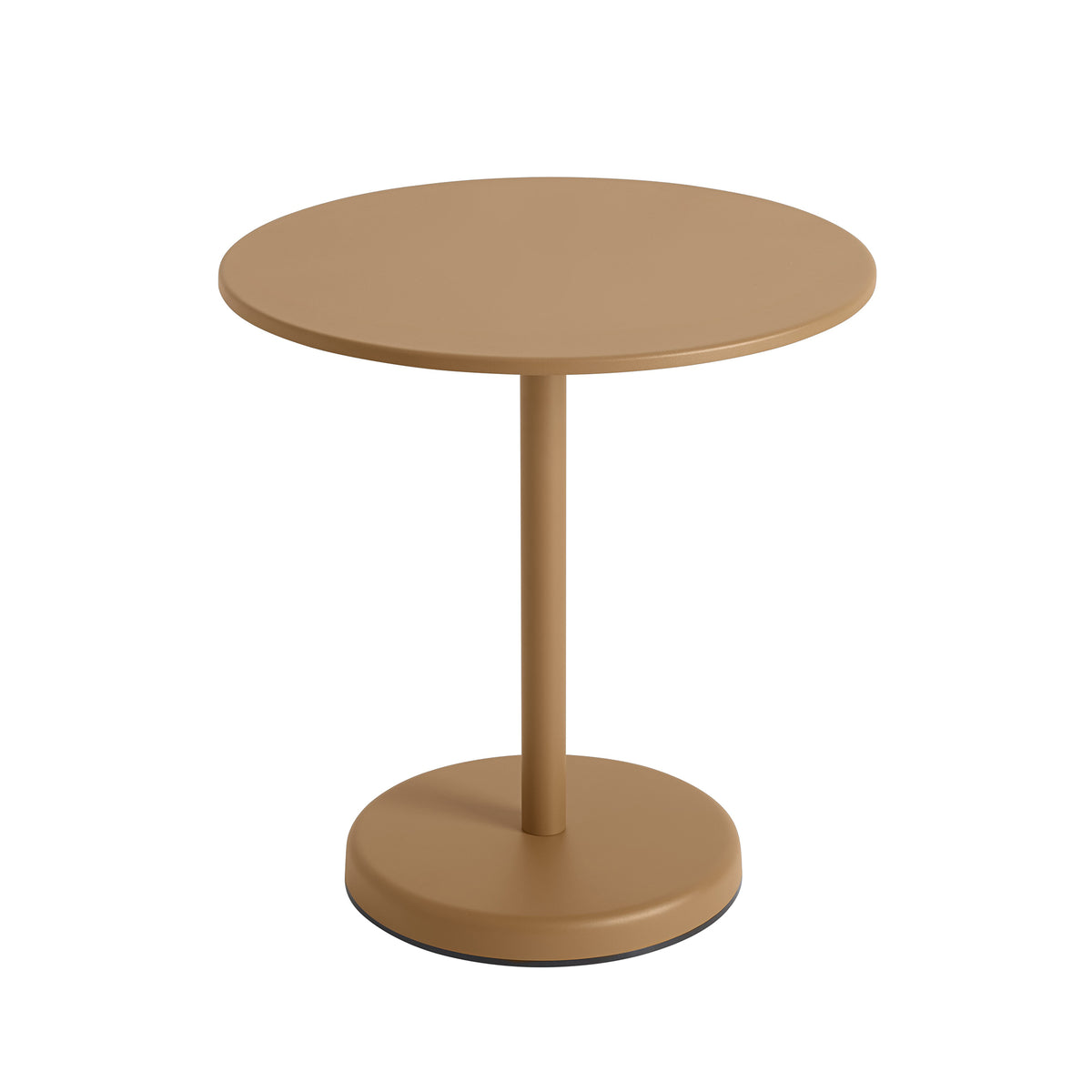 Muuto - Linear Steel Bistrotisch | Ø 70 x H 73 cm / orange