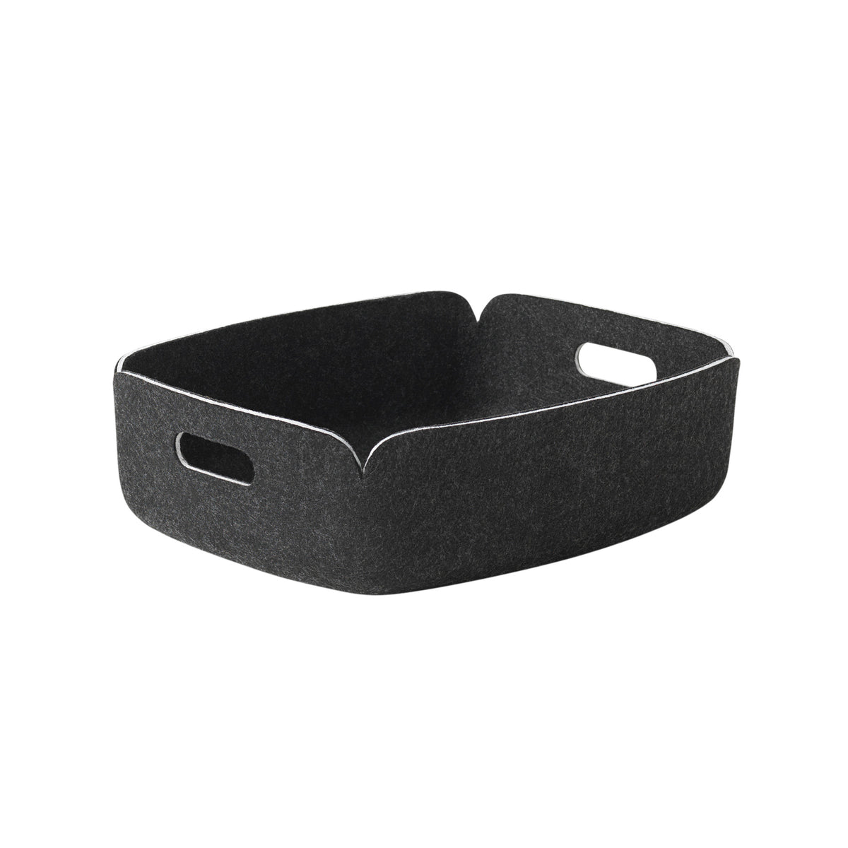 Muuto - Restore Tablett | 40 x 31 cm / schwarz melliert
