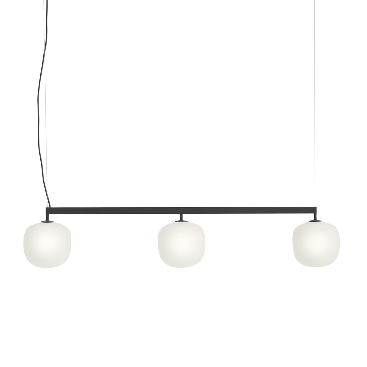 Muuto - Rime Rail Pendelleuchte | schwarz