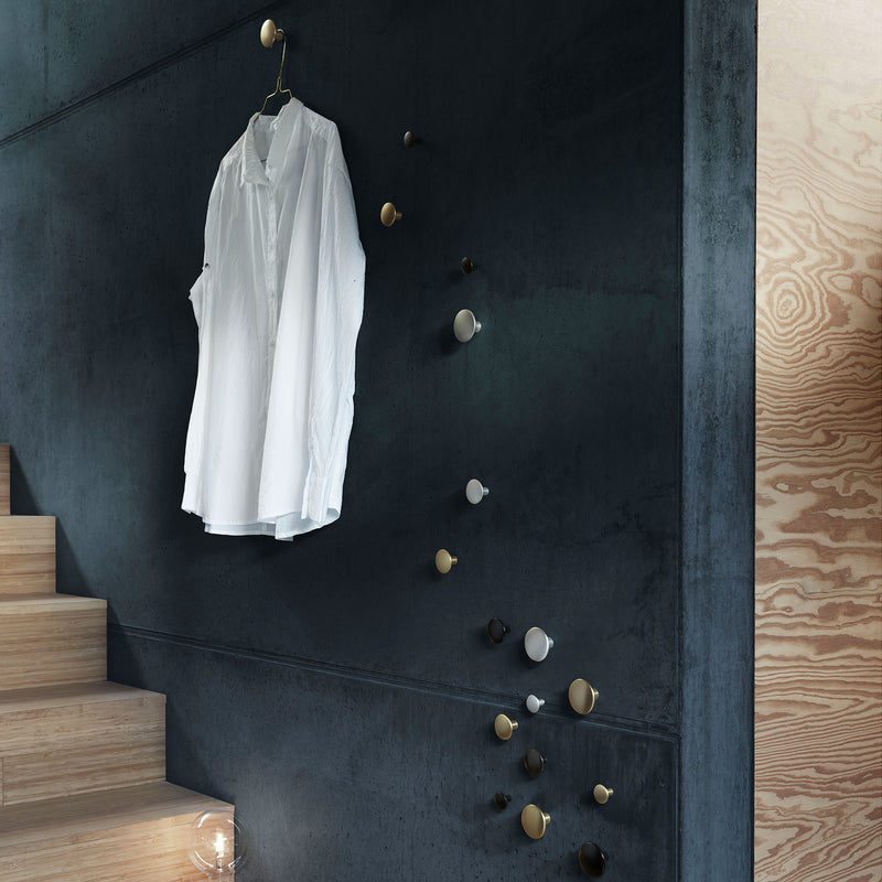 Muuto - Wandhaken "The Dots Metal" 5er-Set