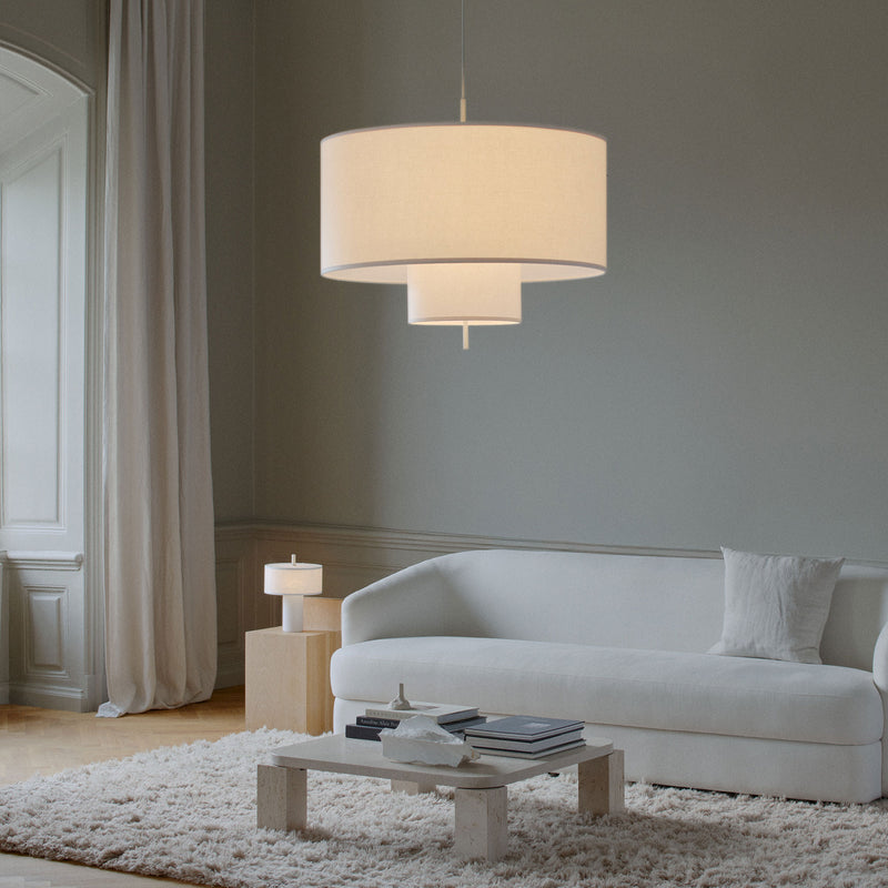 New Works - Margin Pendelleuchte | Ø 90 cm / weiß