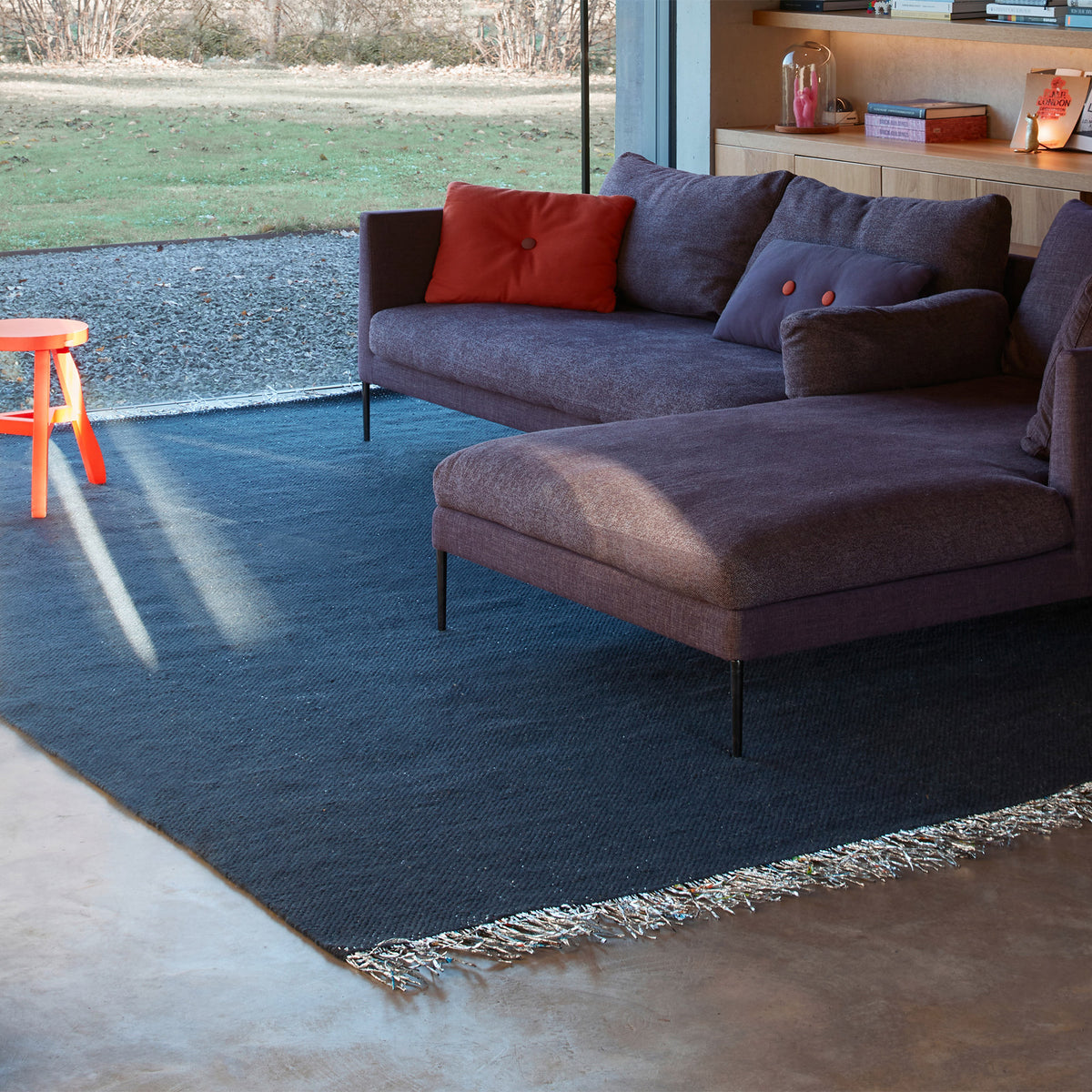 Nomad - Candy Wrapper Rug graphit | 120 x 80 cm