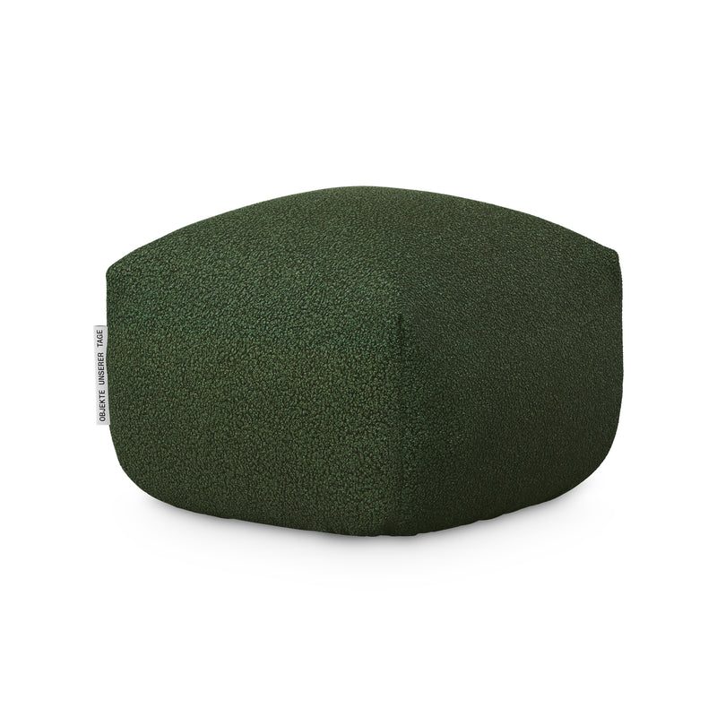OUT Objekte unserer Tage - Sander Pouf Mini | Chivasso Hug Me 032 (moosgrün)