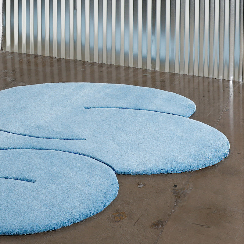 Okej - Squiggle Teppich, Cloud Blue | 