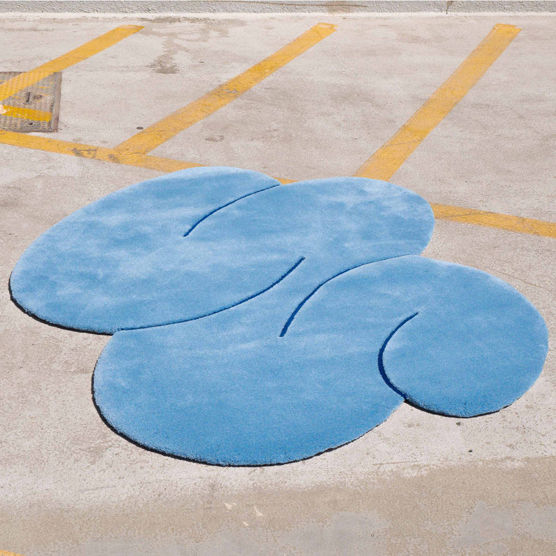 Okej - Squiggle Teppich, Cloud Blue | 