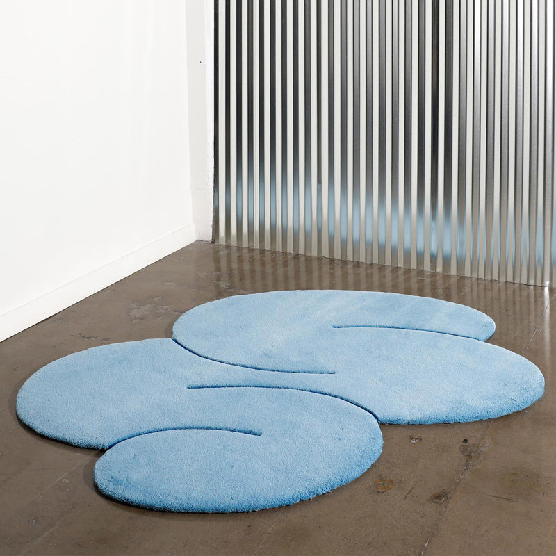 Okej - Squiggle Teppich, Cloud Blue | 