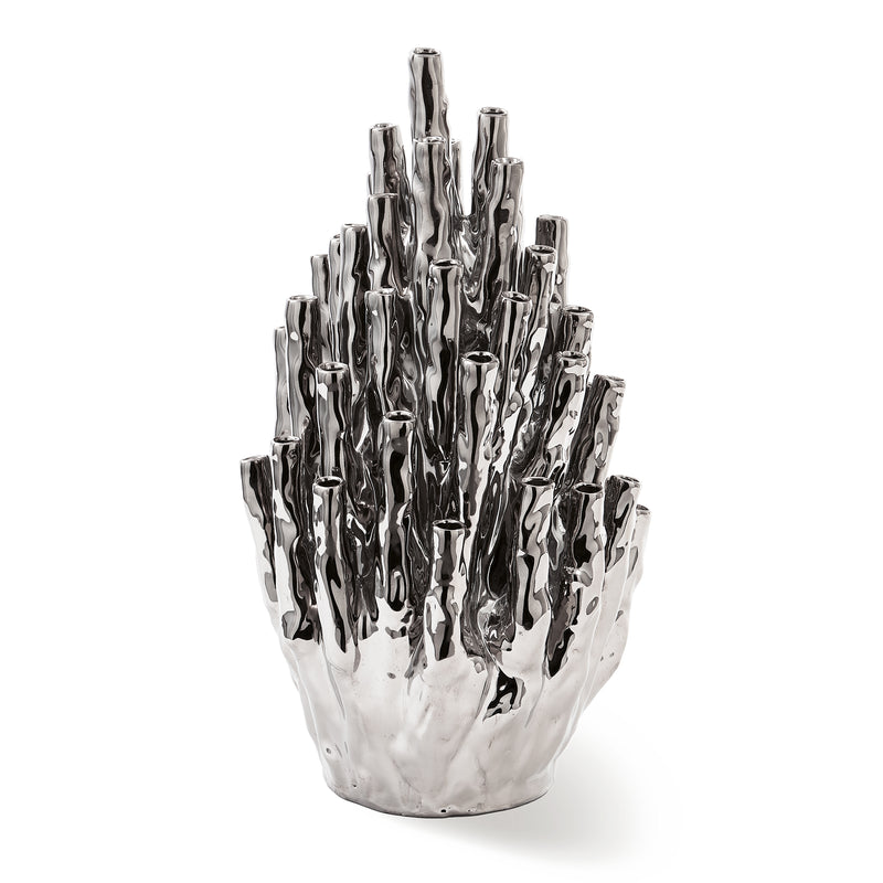 POLSPOTTEN - Coral Tulips Vase | 50 Tulips / silber