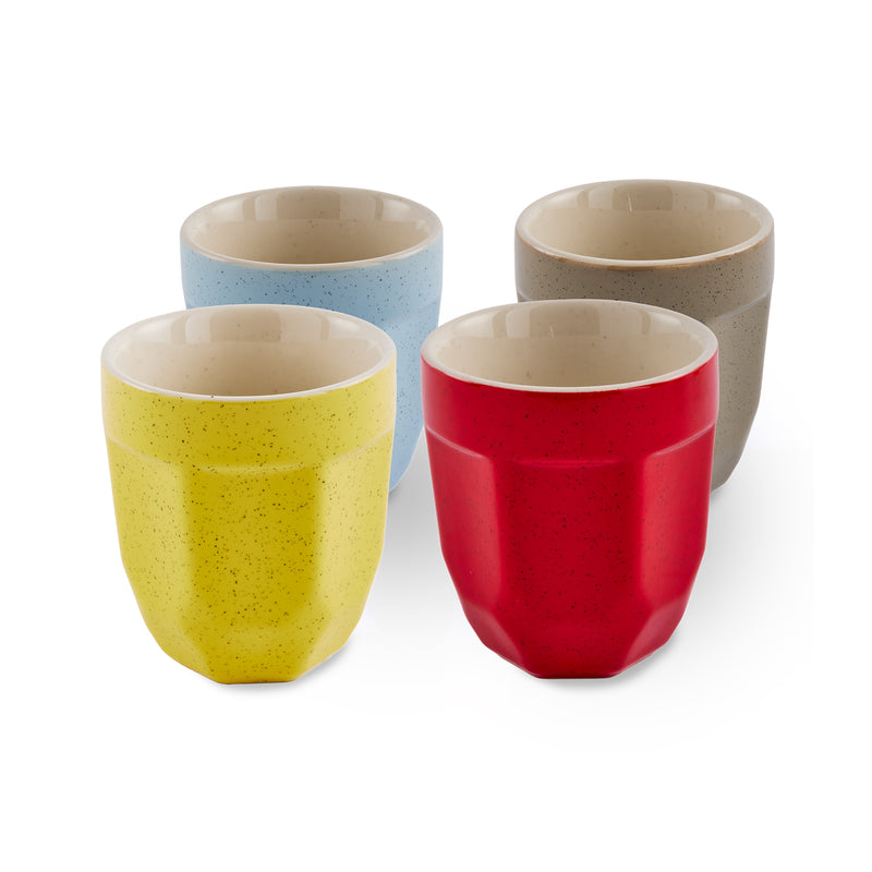 POLSPOTTEN - Polygon Tassen 4er Set | Latte