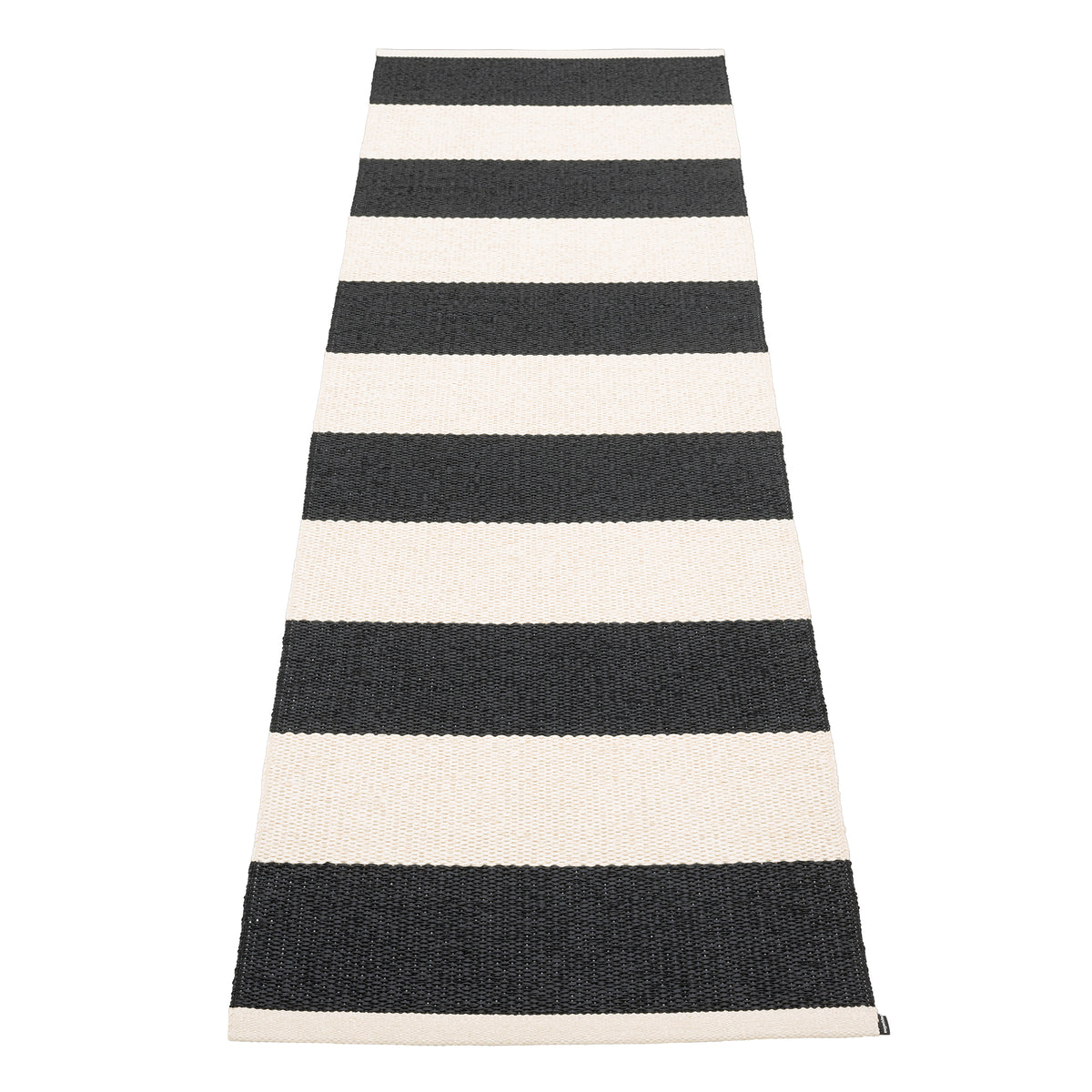 Pappelina - Bob Teppich  | 70 x 225 cm / black/vanilla