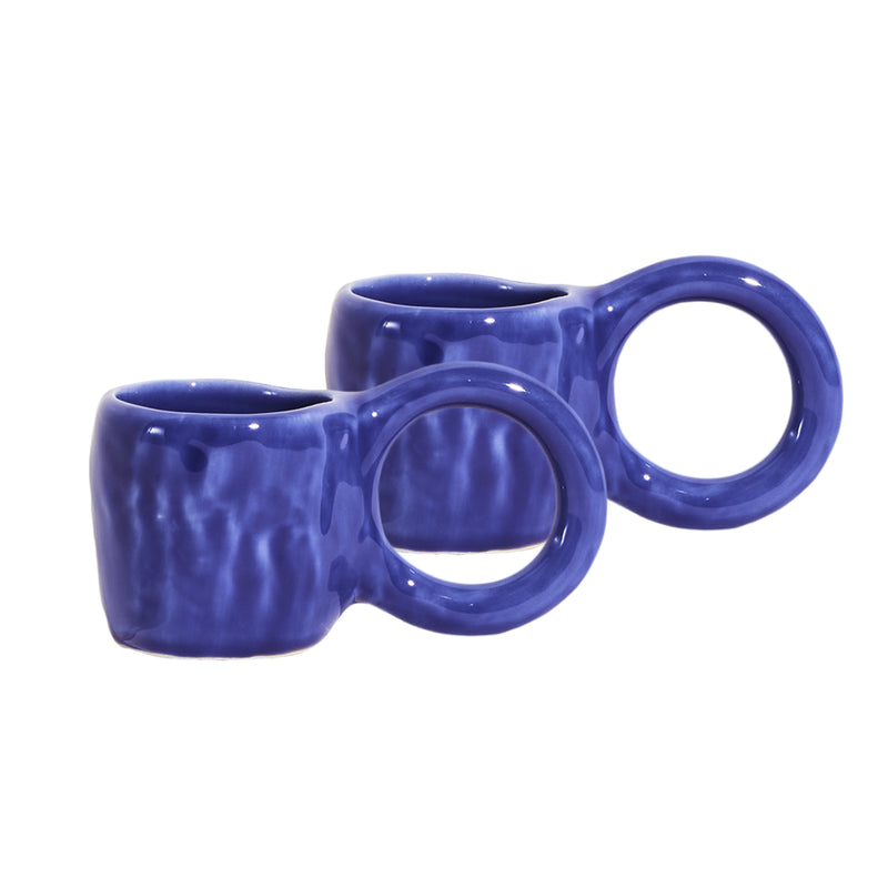 Petite Friture - Donut Espresso Becher (2er-Set) | bleu