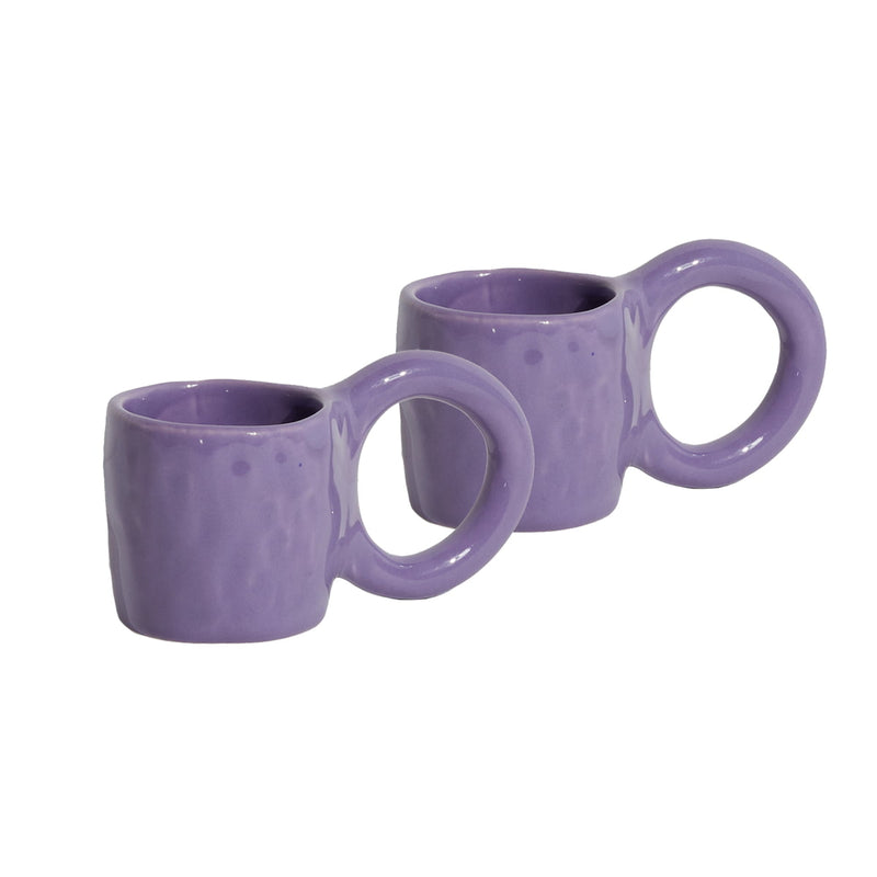 Petite Friture - Donut Espresso Becher (2er-Set) | blueberry