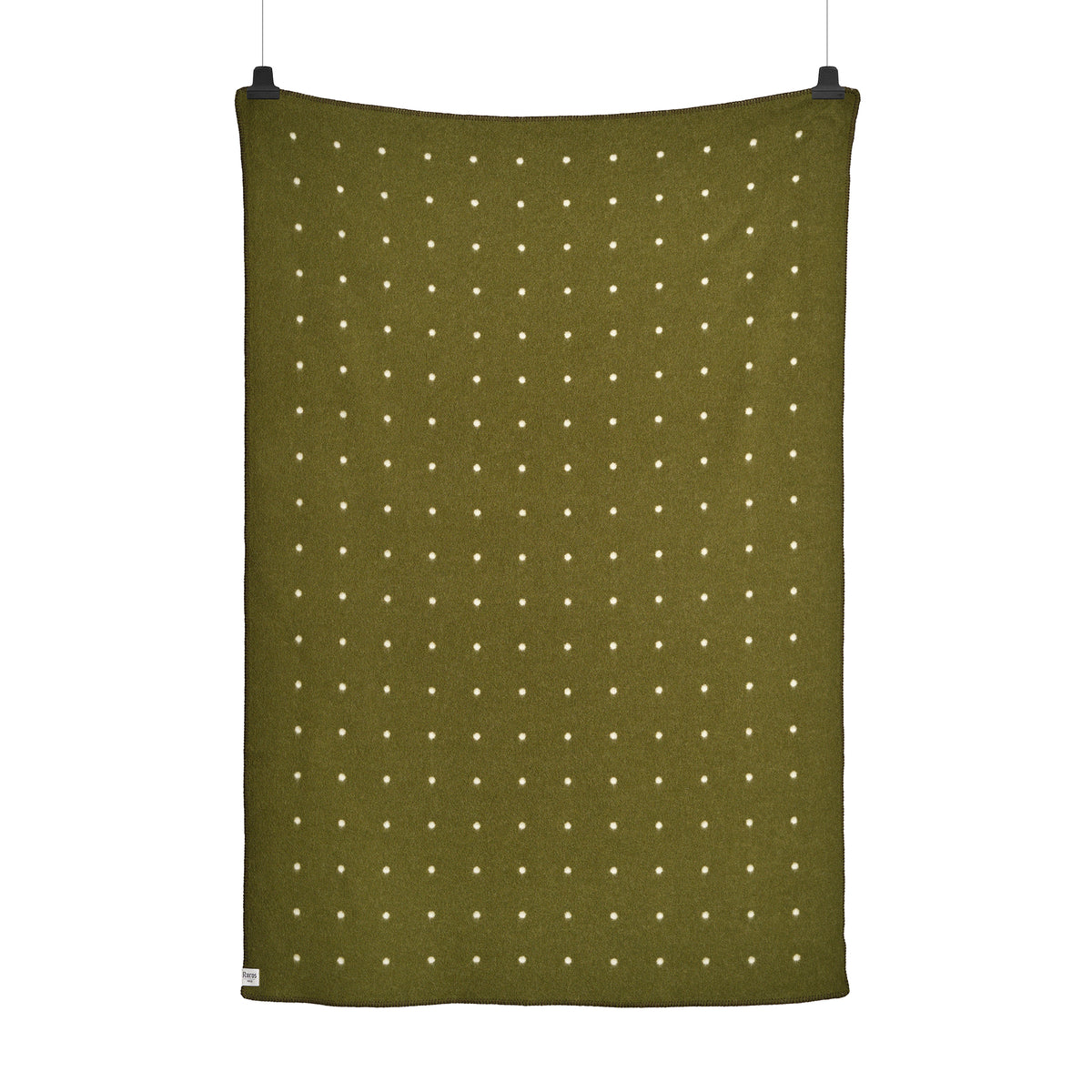 Røros Tweed - Pastille Wolldecke | green moss