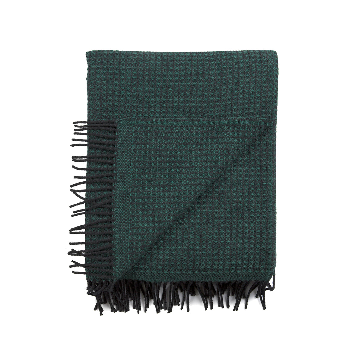 Røros Tweed - Vega Wolldecke | grün