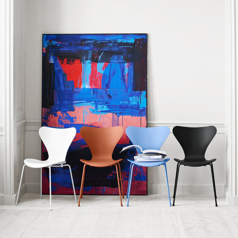 Fritz Hansen - Serie 7 Stuhl Monochrom (4er-Set)