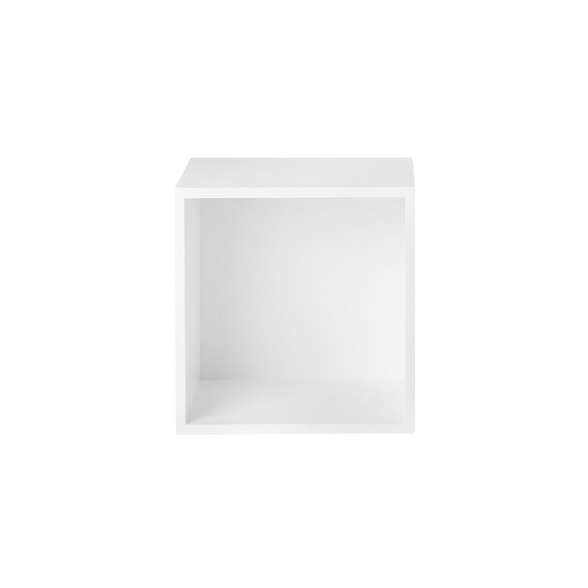 Muuto - Stacked Regalsystem mit Rückwand | medium / weiß
