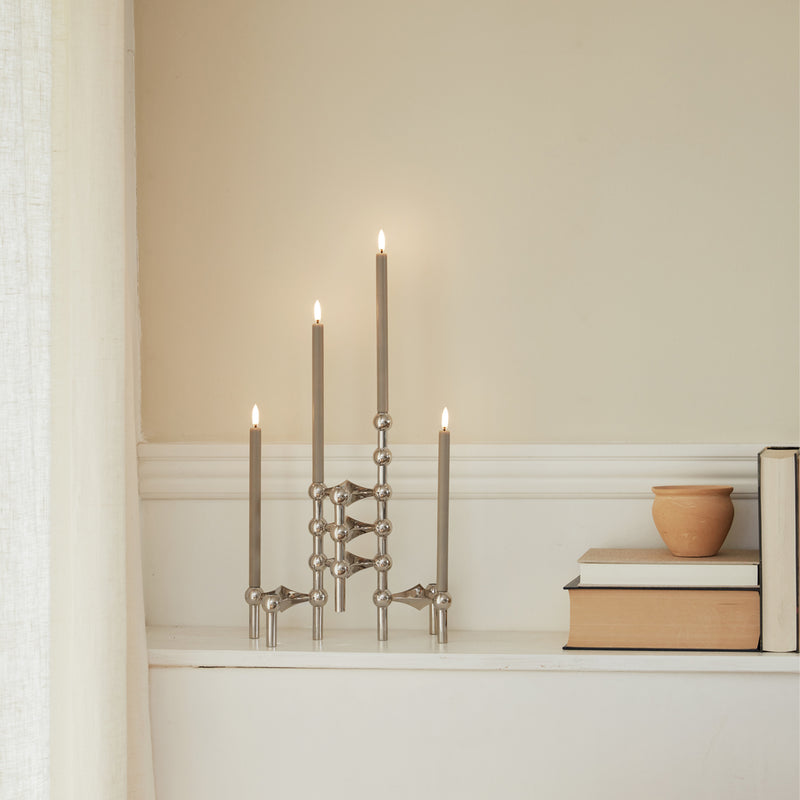 Stoff Nagel - Paraffin-Kerzen by Uyuni Lighting LED (2er-Set)
