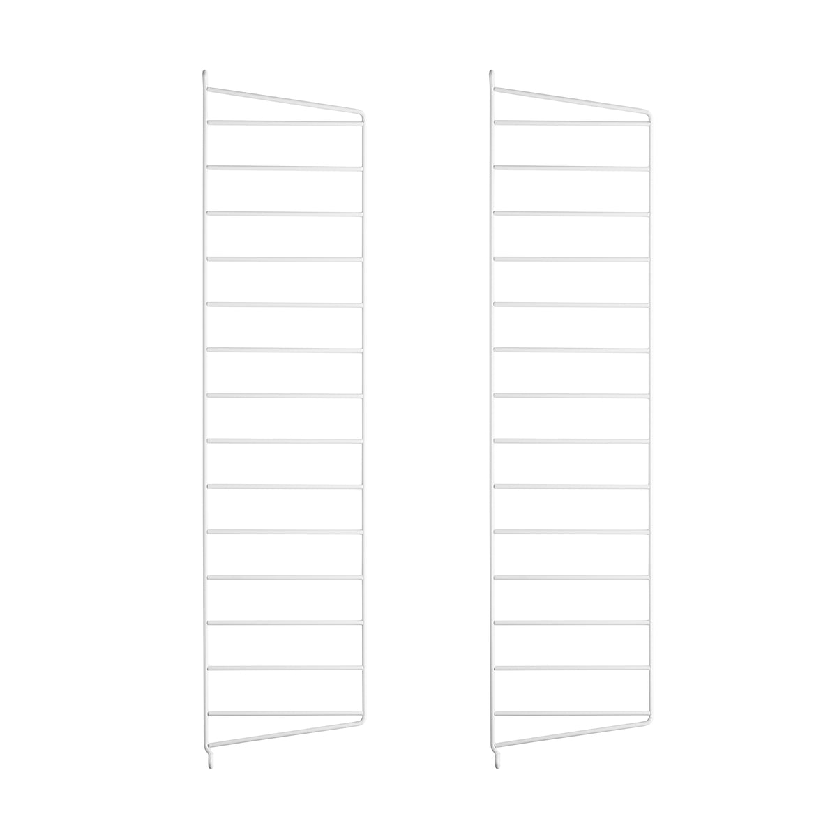 String - Wandleiter 20 cm | 2er-Set / 75 cm / weiß