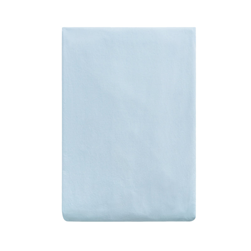 Tekla - Perkal Spannbettlaken | 140 x 200 cm / morning blue, 160 x 200 cm / morning blue, 180 x 200 cm / morning blue