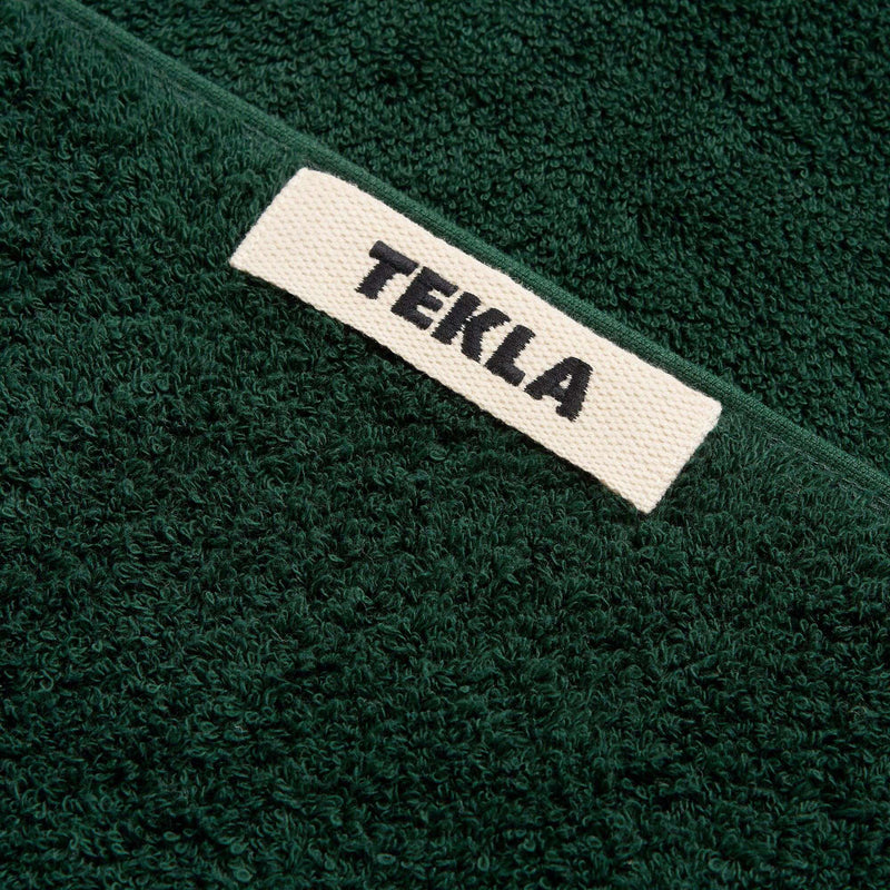 Tekla - Terry Handtuch | Badetuch (70 x 140 cm) / forest green, Gästehandtuch (30 x 50 cm) / forest green, Handtuch (50 x 90 cm) / forest green