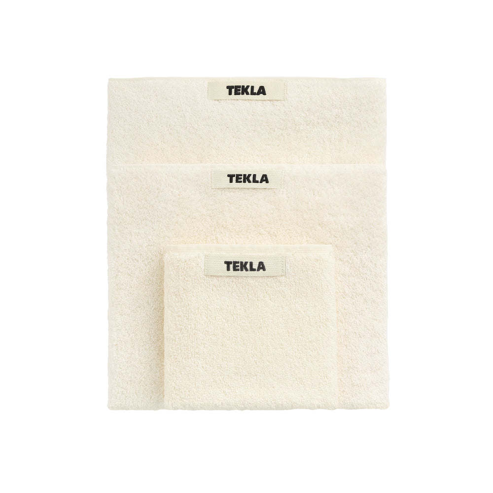 Tekla - Terry Handtuch | Badetuch (70 x 140 cm) / ivory, Gästehandtuch (30 x 50 cm) / ivory, Handtuch (50 x 90 cm) / ivory