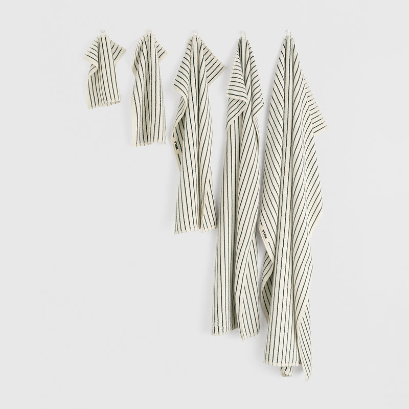 Tekla - Terry Handtuch | Badetuch (70 x 140 cm) / Racing green, Gästehandtuch (30 x 50 cm) / Racing green , Handtuch (50 x 90 cm) / Racing green