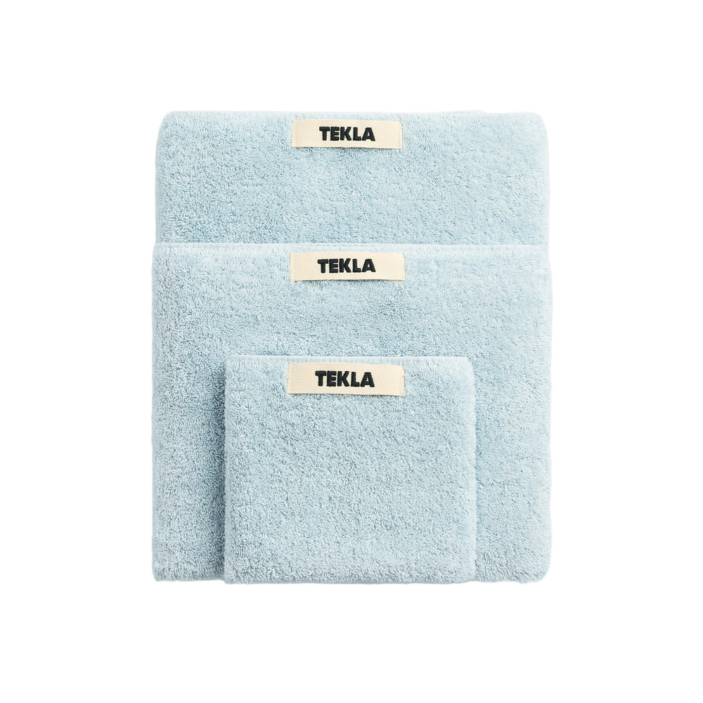 Tekla - Terry Handtuch | Handtuch (50 x 90 cm) / sky blue, Gästehandtuch (30 x 50 cm) / sky blue, Badetuch (70 x 140 cm) / sky blue