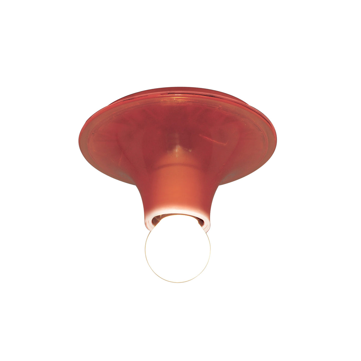 Artemide - Teti Wand- und Deckenleuchte | transparent orange