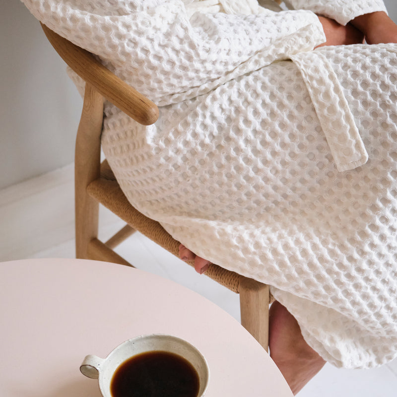 The Organic Company - Big Waffle Bademantel