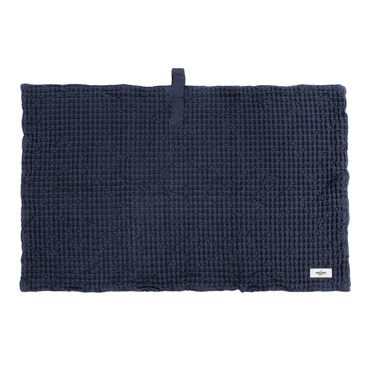 The Organic Company - Big Waffle Badematte | dunkelblau